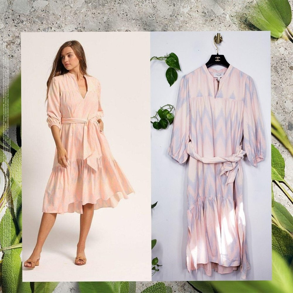 Cleobella Pink Midi Dress